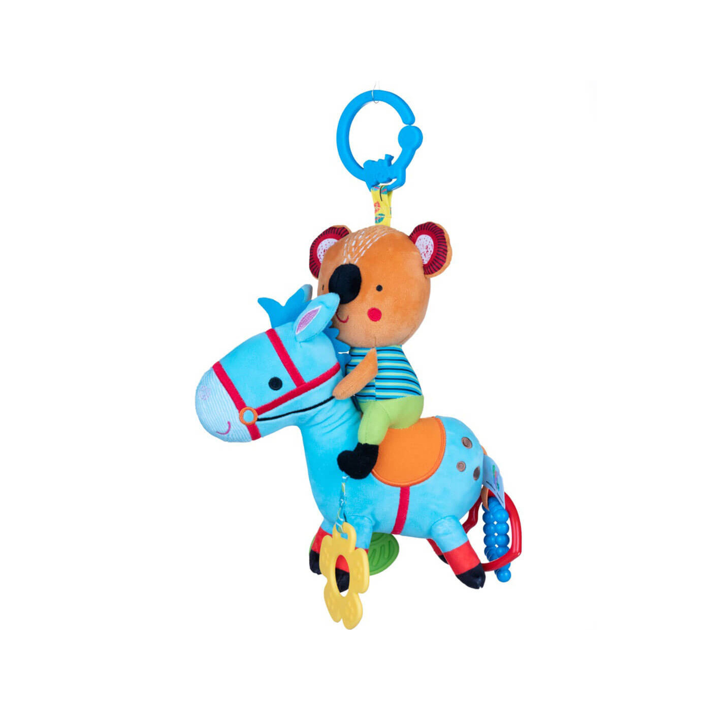 Zawieszka pluszowa z dźwiękiem Konik z muzyką Balibazoo Dumel