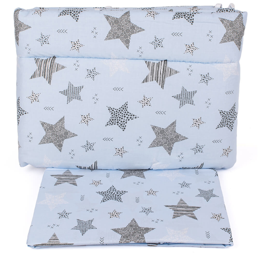 Zestaw pościeli 3-el 120×90 — gwiazdki