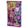 Lalka Steffi Love zestaw fashion - lalka z akcesoriami, stojak na ubrania