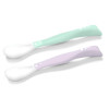 Łyżeczki silikonowe dla dziecka do nauki jedzenia Babyono 2szt miękkie