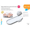 Waga elektroniczna do ważenia niemowląt dokładna do 30kg Babyono