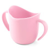 Kubek otwarty do nauki picia ergonomiczny z uchwytami Flow Babyono Róż