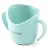 Kubek otwarty do nauki picia ergonomiczny z uchwytami Babyono Miętowy