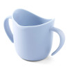 Kubek otwarty do nauki picia ergonomiczny z uchwytami Babyono Niebieski