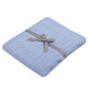 Kocyk dziany warkocz kołderka dla dziecka 80x90cm Niebieski