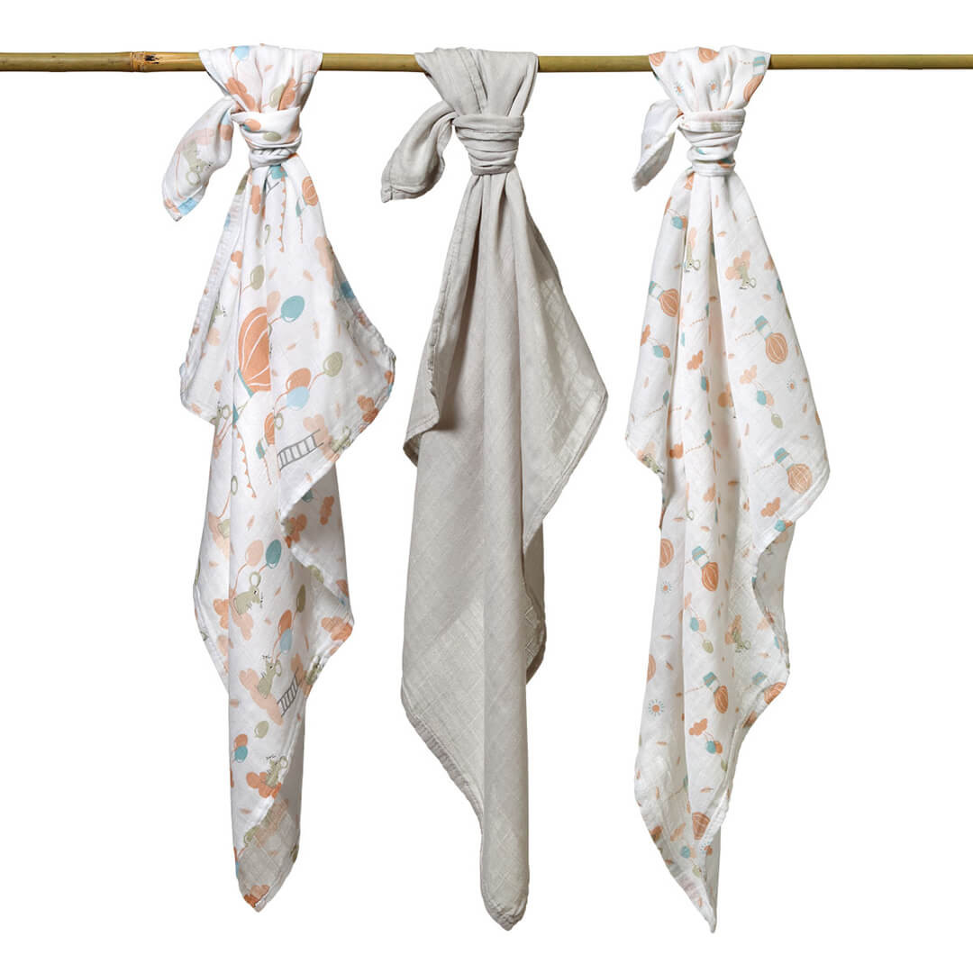 pieluszki muślinowe z bambusa