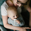 Gryzak silikonowy miękki SNAIL miętowy 1597/02 Babyono