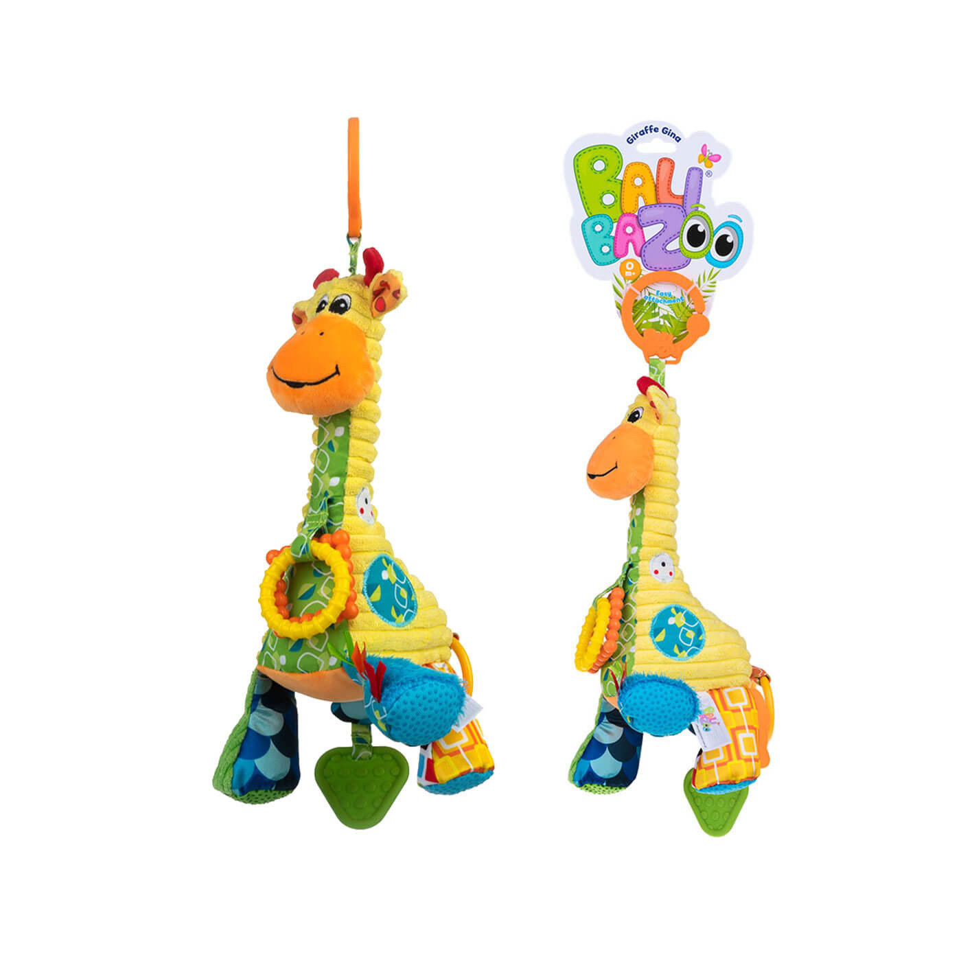 Zawieszka pluszowa Żyrafa Gina z pozytywką Balibazoo Dumel
