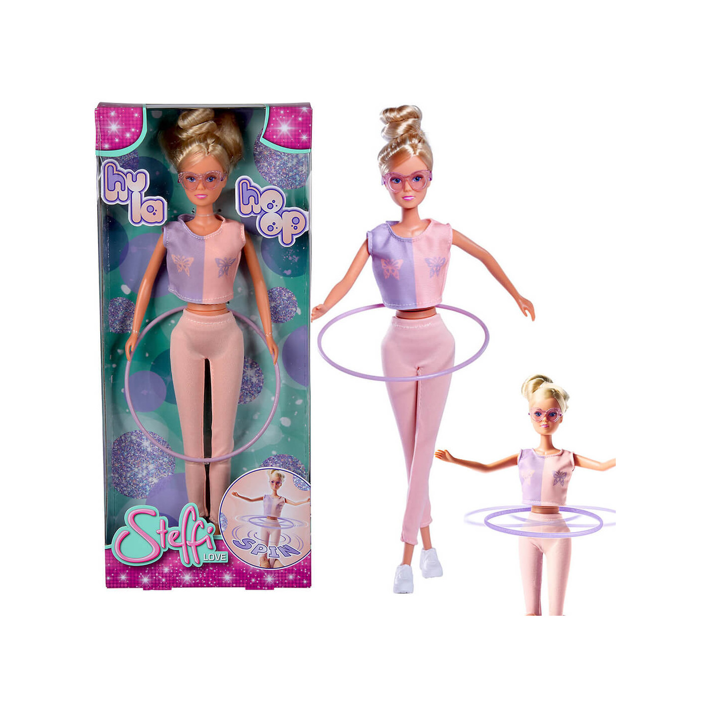 Lalka Steffi z akcesoriami Hula Hop zabawka dla dziewczynki 3+ Simba
