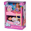 Lalka Evi Love z piętrowym łóżkiem mini laleczka dla dziewczynki 3+ Simba