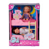 Lalka Evi Love z piętrowym łóżkiem mini laleczka dla dziewczynki 3+ Simba
