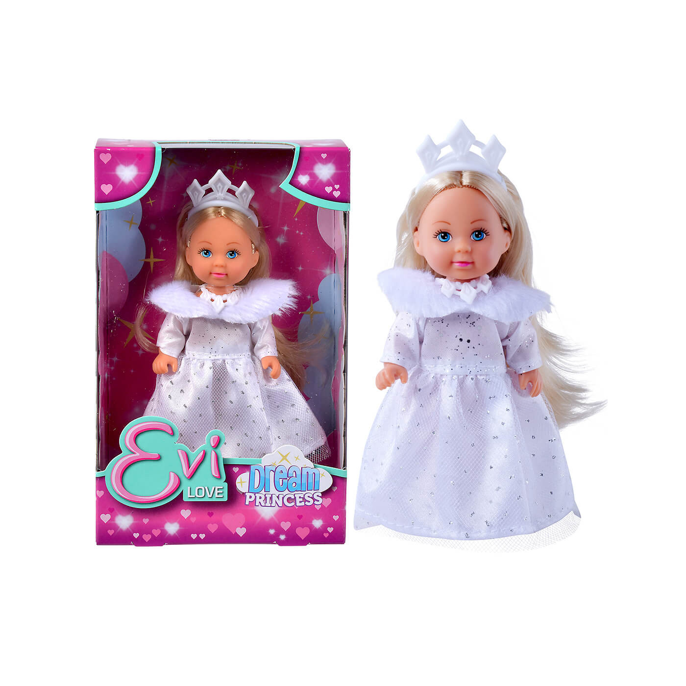 Lalka Evi Love Księżniczka, laleczka mini dla dziewczynki 3+ Simba