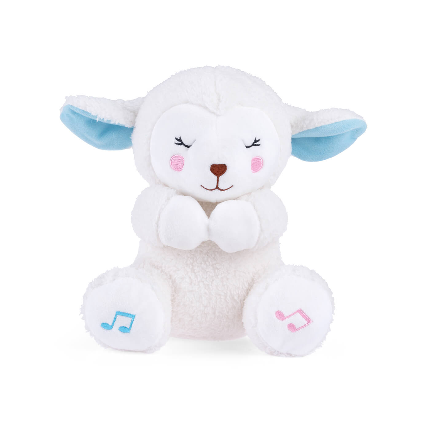 Maskotka pluszowa z dźwiękami, zabawka interaktywna Miś Owieczka Spokojny Sen Dumel