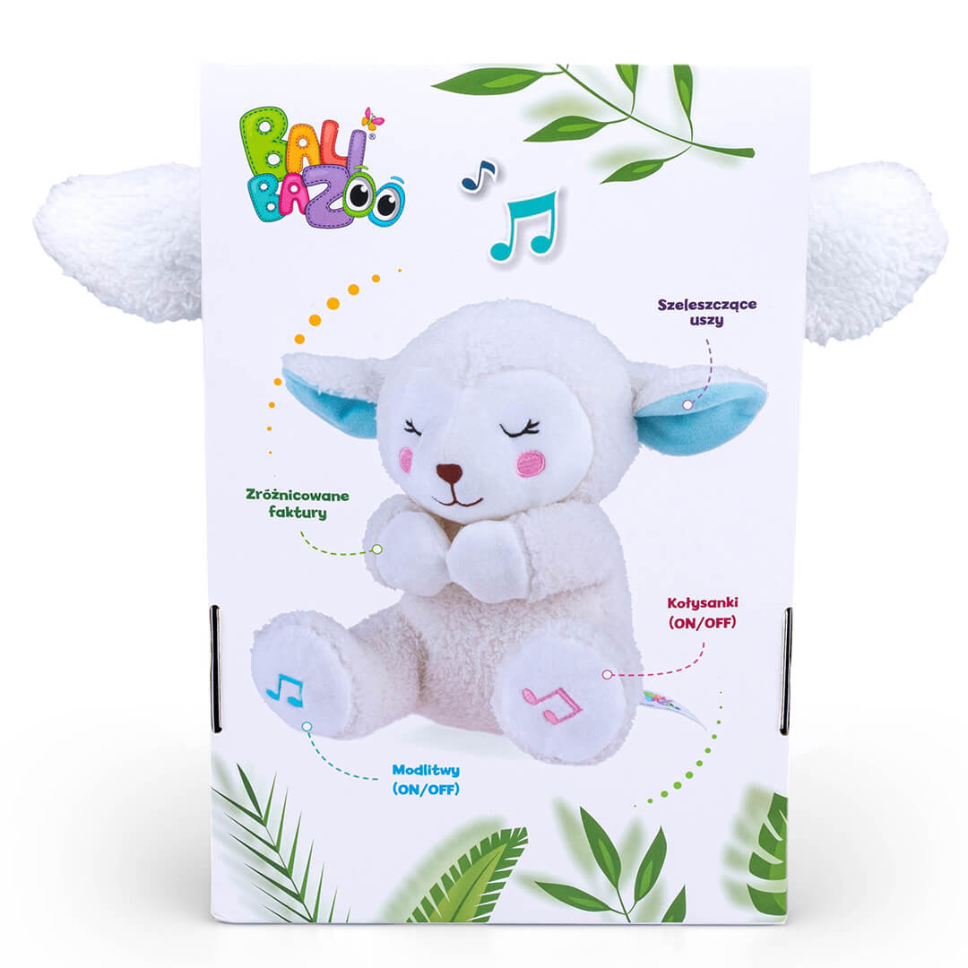 Miękka zabawka dla niemowlaka miś z kołysankami