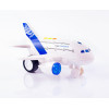 Samolot zabawka pasażerski interaktywny z dźwiękami światła 1:200