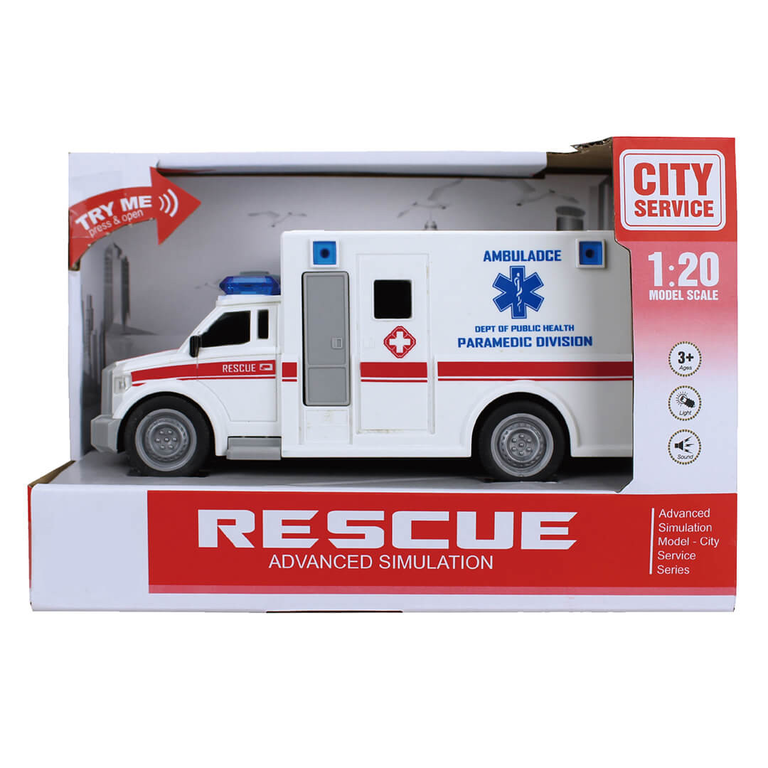 Zabawka dla dziecka - karetka, ambulans na baterie 