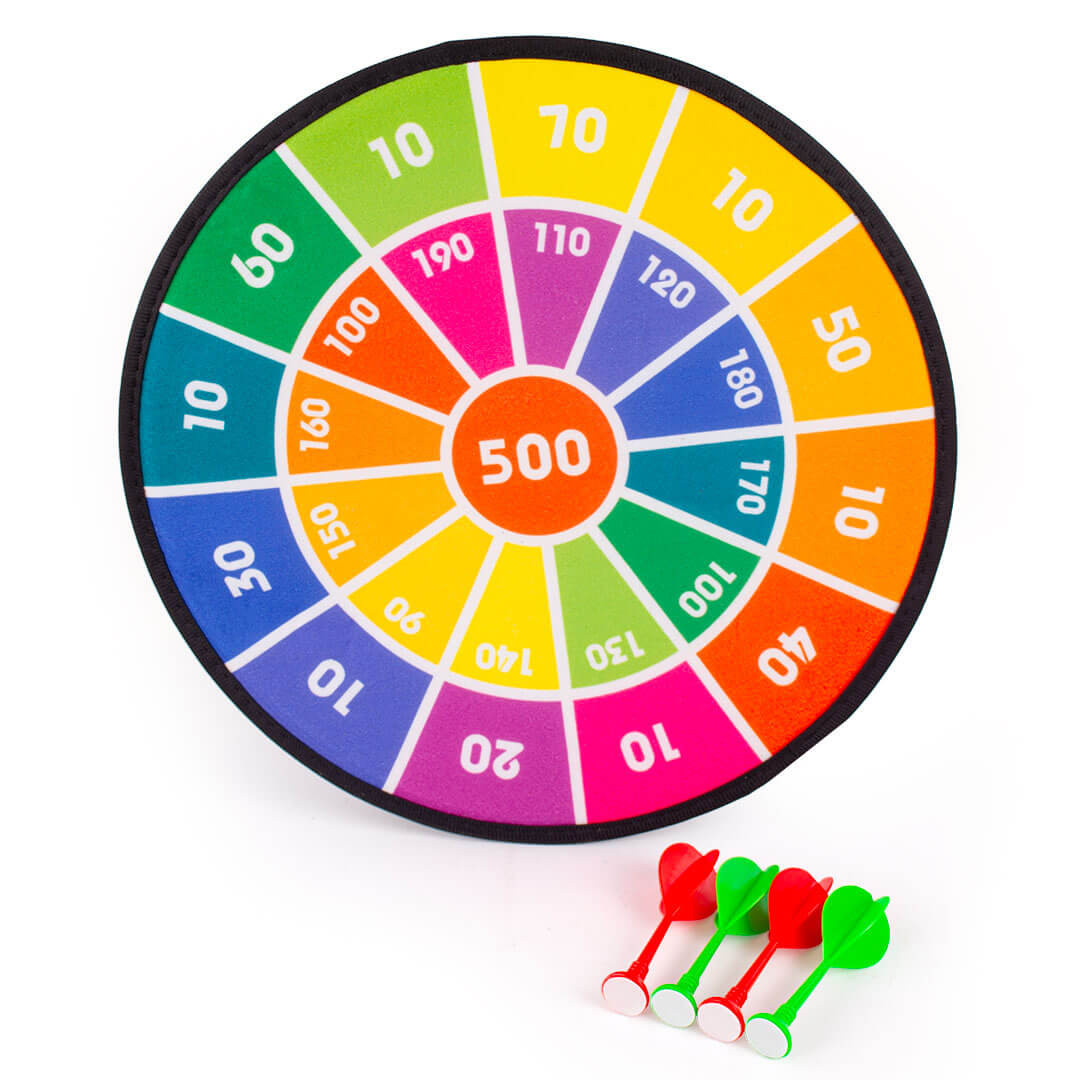 Tarcza z rzutkami na rzep - gra dla dzieci