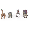 Zestaw figurek dinozaurów 4 szt. ruchome elementy