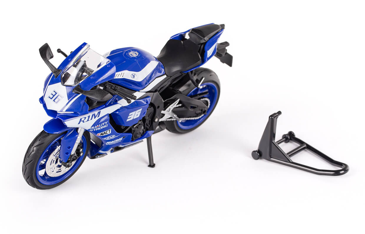 Motocykl zabawka ścigacz z dźwiękiem i światłem