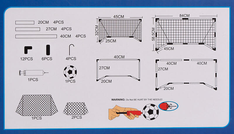 Zestaw bramek do gry w piłkę nożną