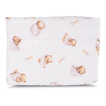 Ochraniacz do łóżeczka niemowlęcego uniwersalny, bawełniany, miękki