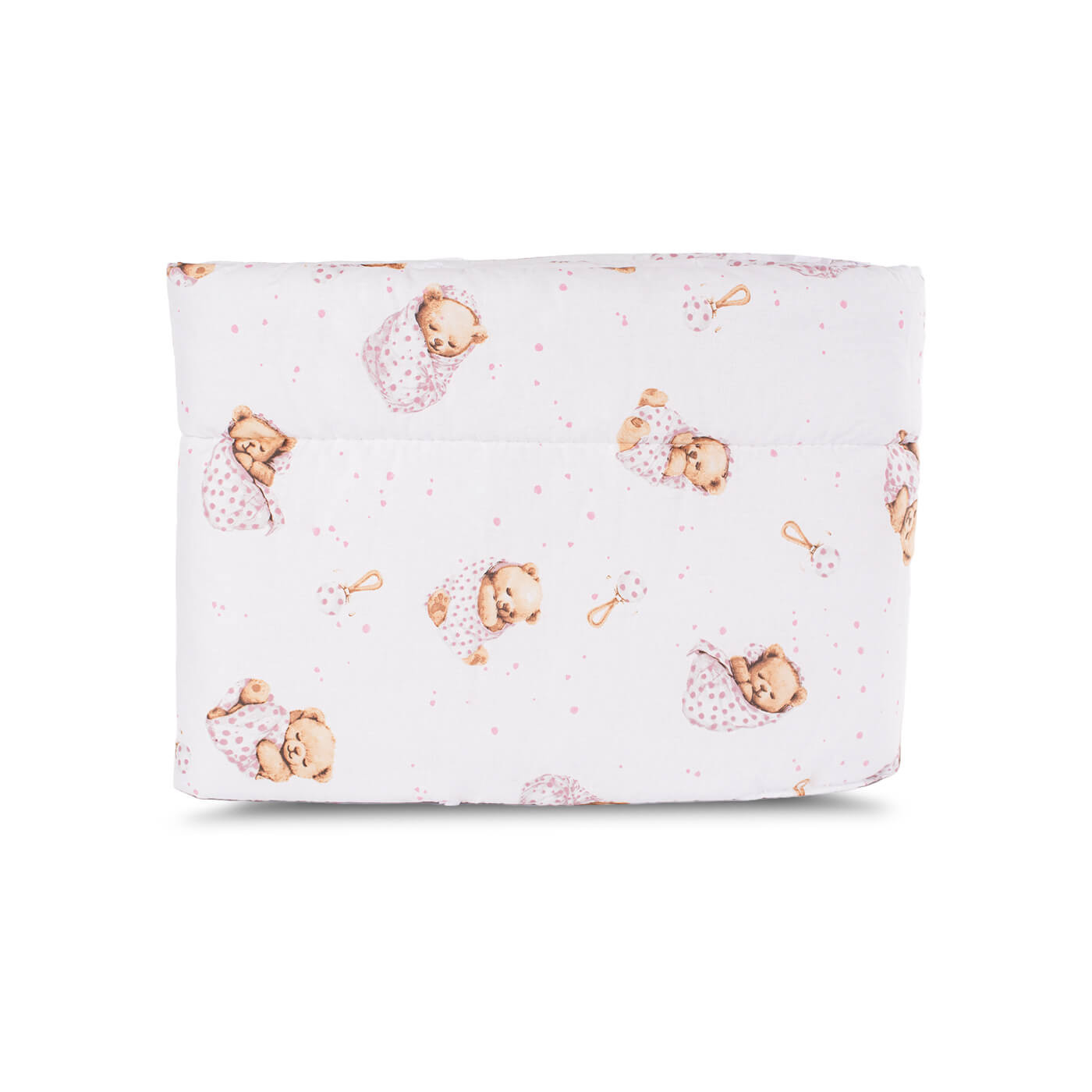 Ochraniacz do łóżeczka niemowlęcego uniwersalny, bawełniany, miękki