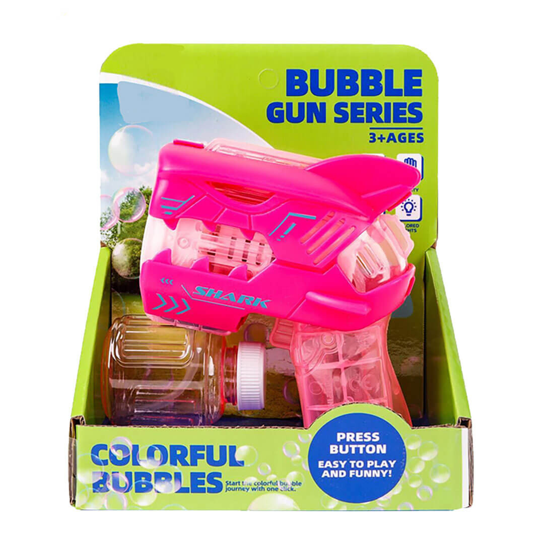 Pistolet na bańki mydlane na baterie 