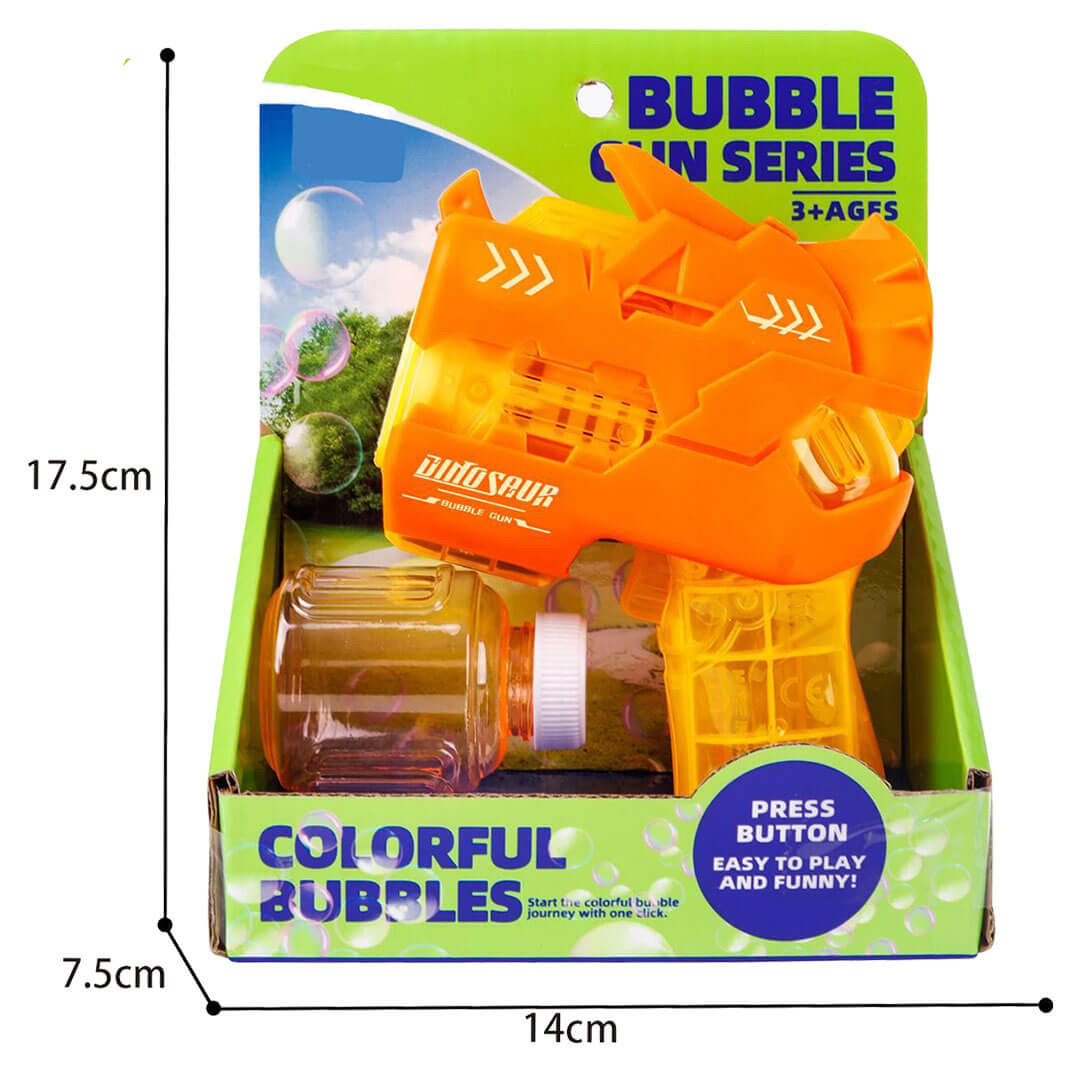 Pistolet na bańki mydlane na baterie 