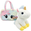 Jednorożec w torebce - pluszowa maskotka z torebką dla dziewczynki