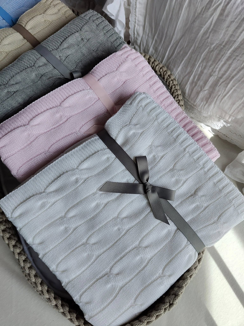 Kocyk niemowlęcy dla dziecka 80x90 cm 