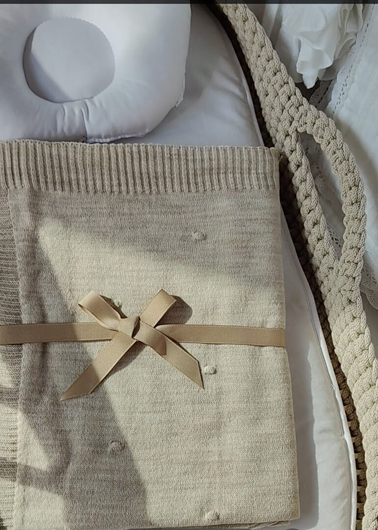 Koc dla dziecka miękki dla niemowlaka 