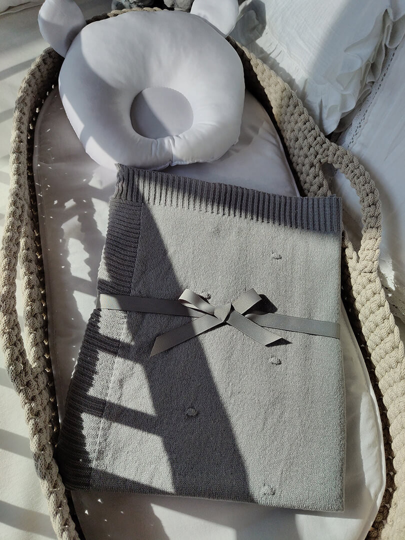 Koc dla dziecka miękki dla niemowlaka 