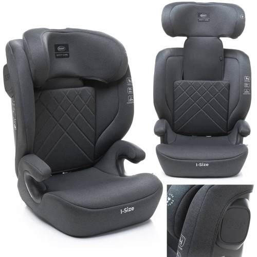 Fotelik samochodowy NERO I-Size 100-150 cm 4 Baby 15-36 kg Graphite