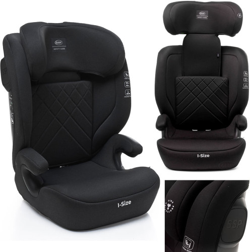 Fotelik samochodowy NERO I-Size 100-150 cm 4 Baby 15-36 kg Black