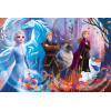 Trefl Puzzle 100 el. Magia Krainy Lodu - puzzle dla dzieci Frozen