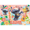 Puzzle 100 el. Stitch i przyjaciele w akcji, układanka Lilo i Stitch dla dzieci +5 lat