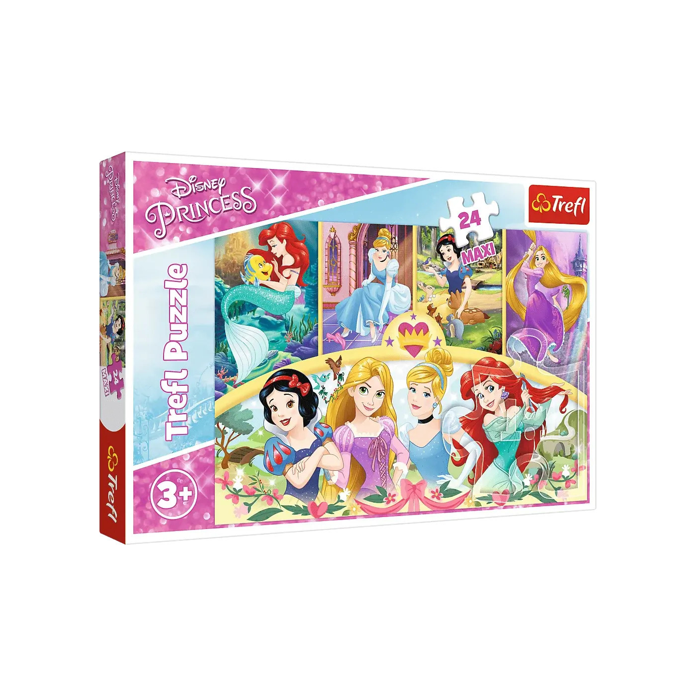 Puzzle 24 el. Maxi Magia wspomnień Księżniczki puzzle dla dzieci od 3 lat