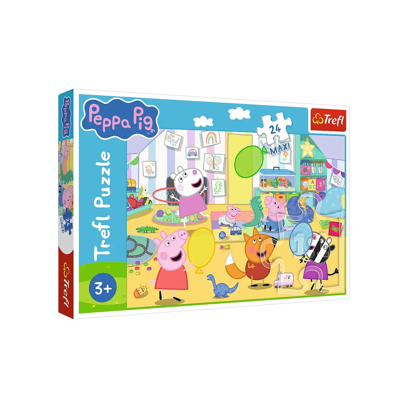 Puzzle 24 el. Maxi Świnka Peppa puzzle z dużymi elementami 3+