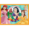 Puzzle 4w1 Trefl Księżniczki Disney dla dziewczynki - 4 obrazki, układanka 4+