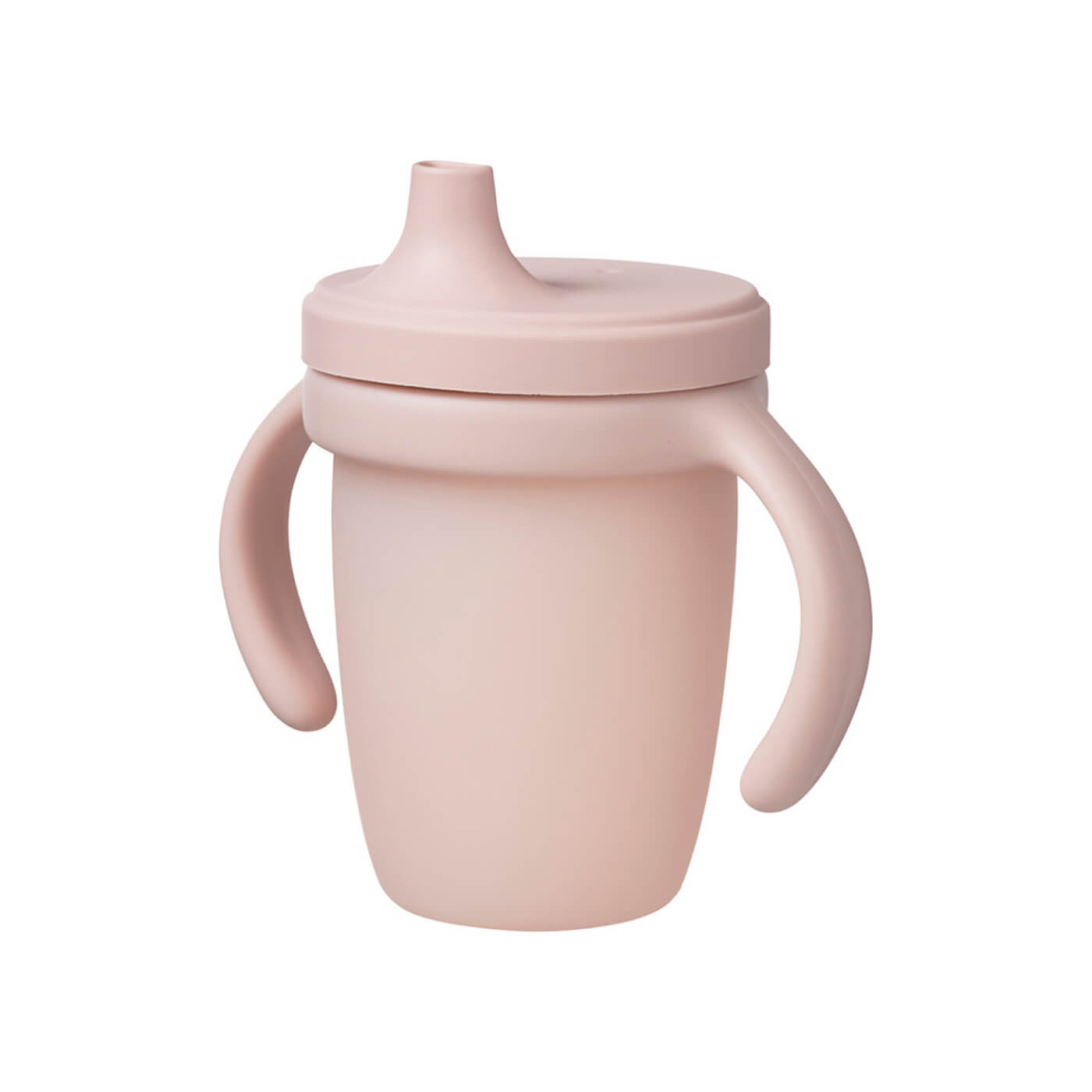 Kubek B.box silikonowy ustnikiem i uchwytami 240ml od 6m+ Blush