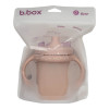Kubek B.box silikonowy ustnikiem i uchwytami 240ml od 6m+ Blush