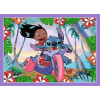 Puzzle 4w1 Szalony dzień Lilo & Stitch Szalony dzień Trefl - 4 obrazki 4+