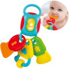 Kolorowe Kluczyki Grzechotka-Gryzak z Dźwiękiem i Światłem +3m Anek