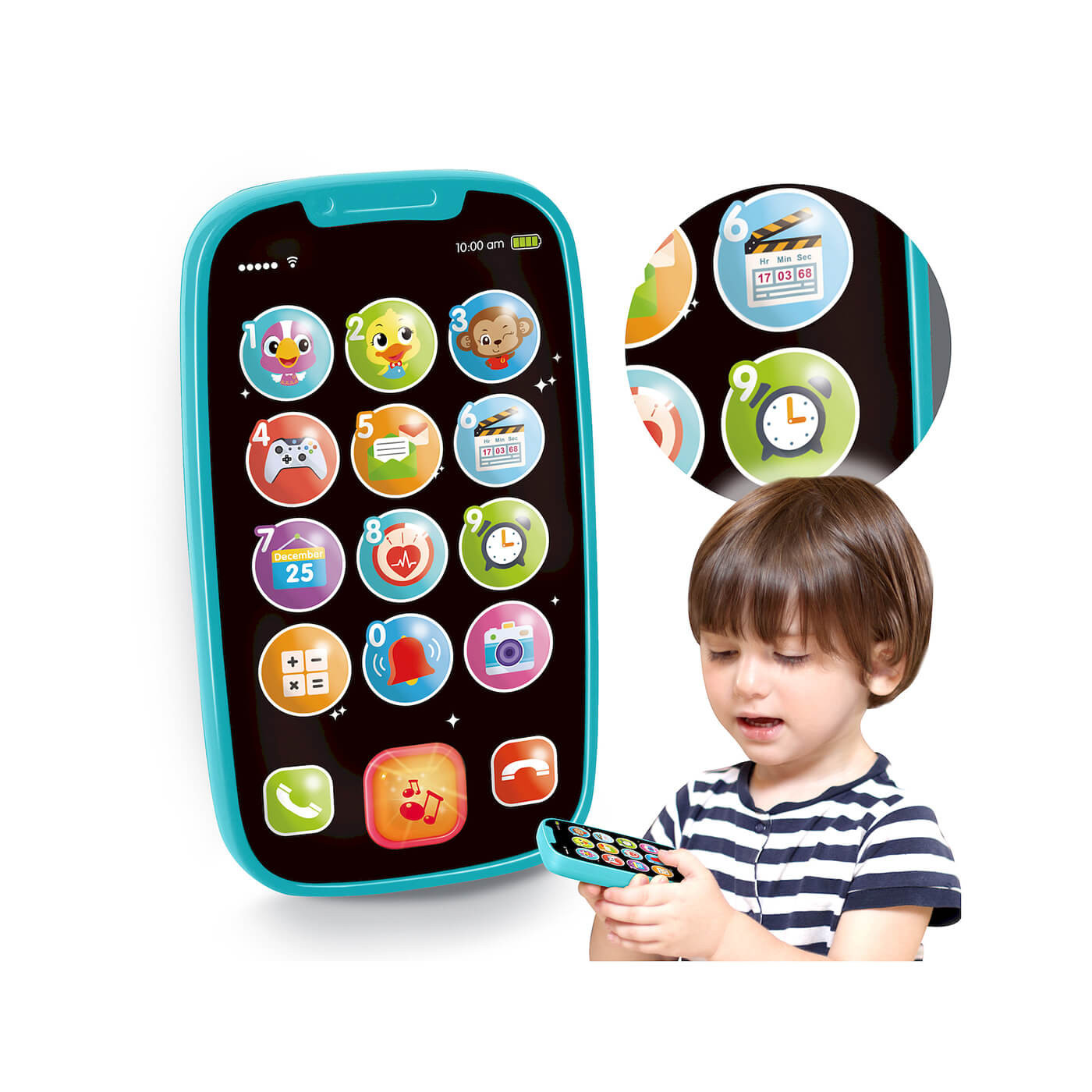 Pierwszy Smartfon Światło/Dźwięk HOLA – SN777 (od 12 m+) – interaktywny, rozwijający, bezpieczny