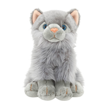 Pluszowy Kot Siedzący HOLA SP84391 – miękka przytulanka 3+, idealna do przytulania