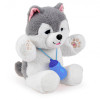 Miś interaktywny pluszowy Piesek Husky Przytulanka Dumel 18m+