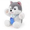 Miś interaktywny pluszowy Piesek Husky Przytulanka Dumel 18m+
