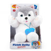 Miś interaktywny pluszowy Piesek Husky Przytulanka Dumel 18m+