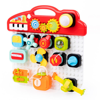 Motoryczny Domek DD 30816 – tablica manipulacyjna mała motoryka 18m+