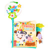 Zwierzaki na Urodzinach Jolly Baby JB 82592 – materiałowa książeczka sensoryczna 0m+